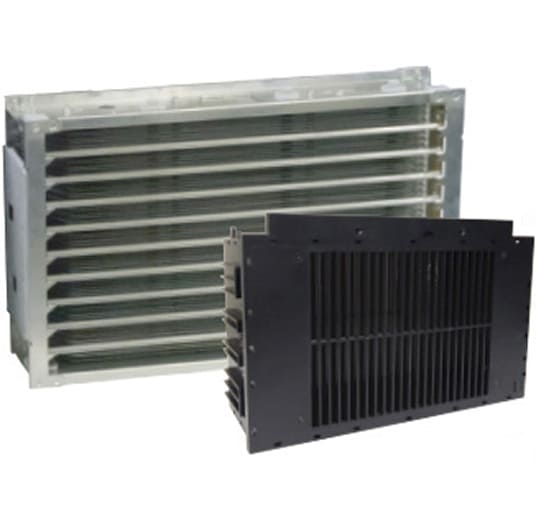 電子式集塵フィルタ（トルネックス）の仕組み図