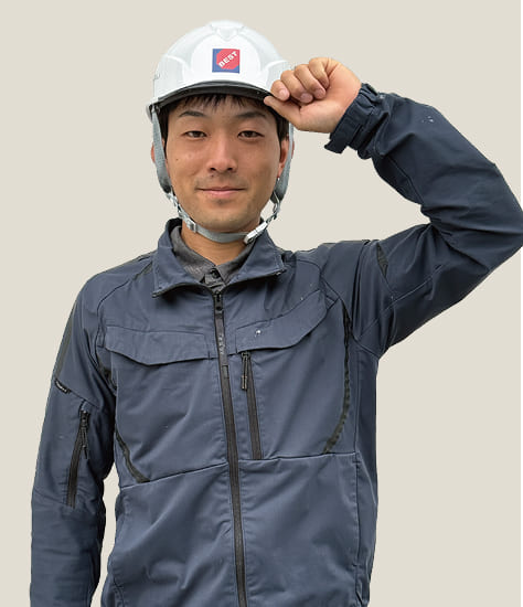 大工担当者 高橋健太さんの写真