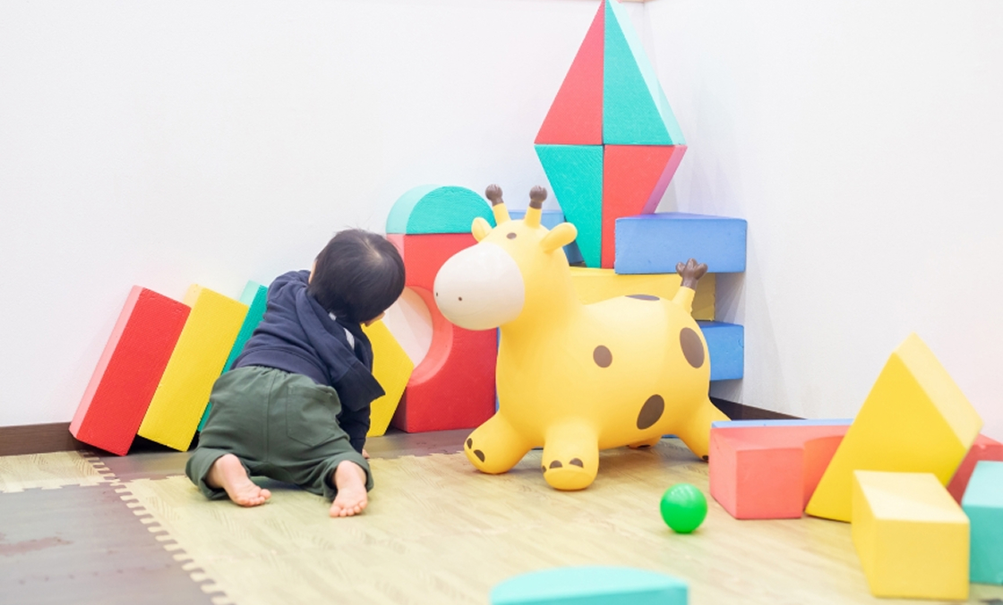 キッズスペース完備でお子様連れでも安心