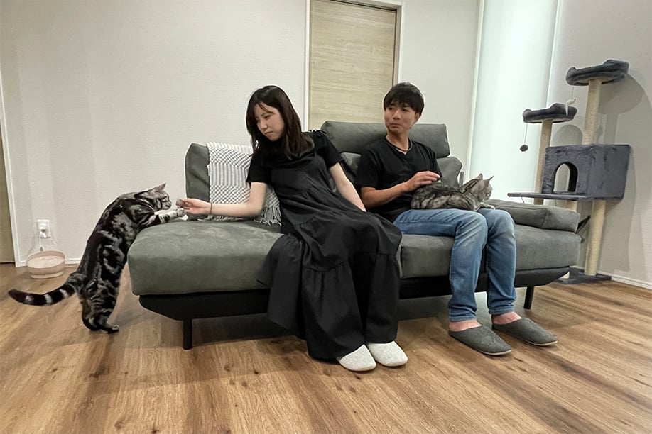 あまりにも快適なので、<br>家にいる時間が増えた気がします。