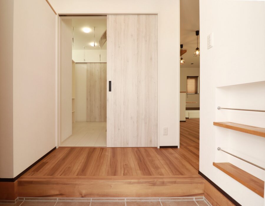 LDKにワークスペースのある家