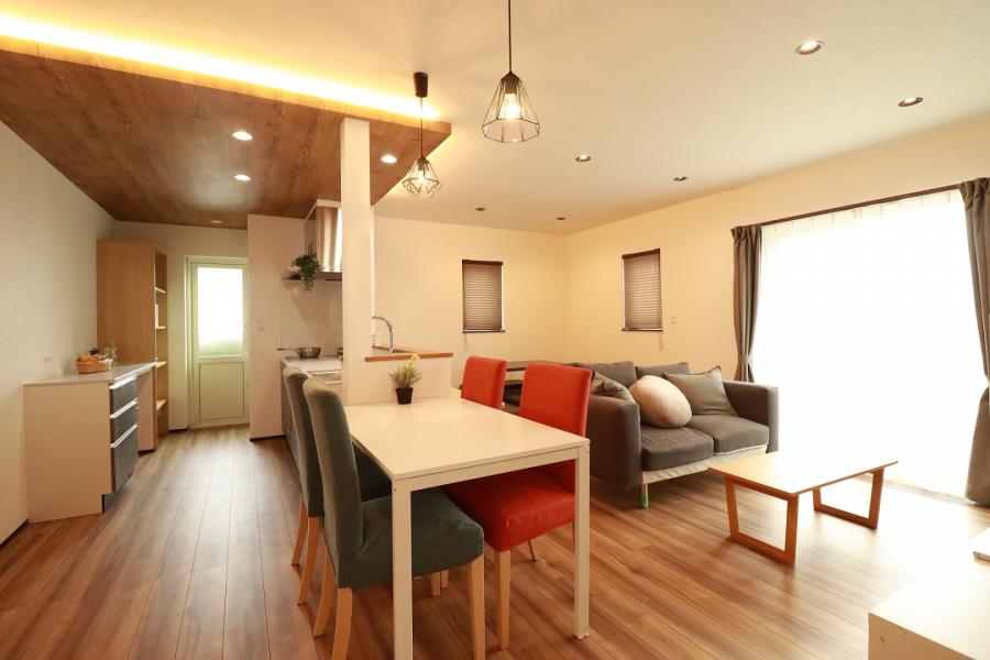 LDKにワークスペースのある家