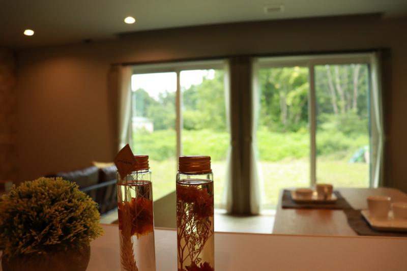 アウトドアを楽しむ平屋