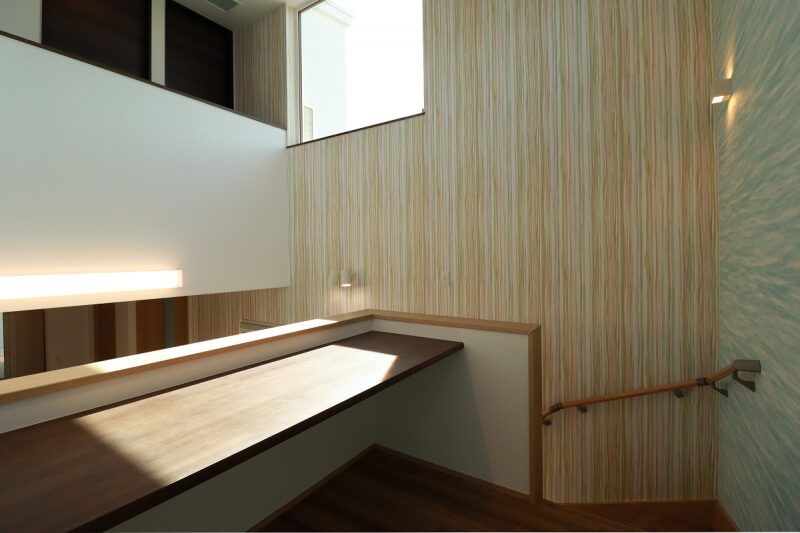 プライベートな中庭のある住まい