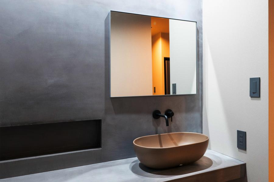 インナーガレージ＋中庭のある平屋