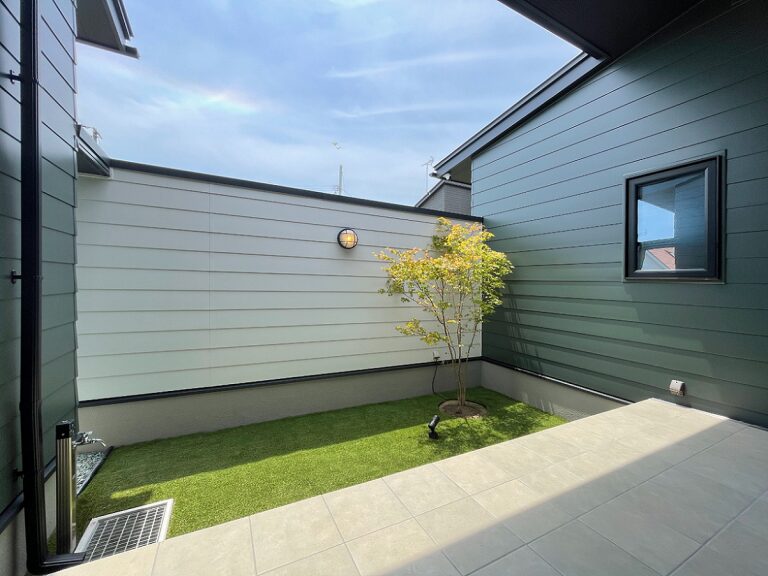 中庭のある平屋