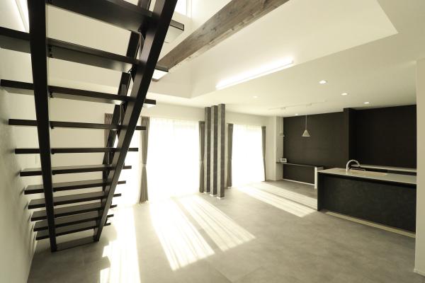 大人気のグルっと回れる神動線を取り入れたお家