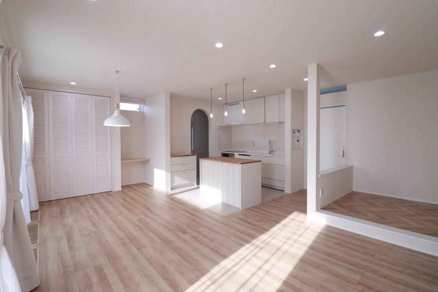 アイランドカウンターのあるこだわりの住まい