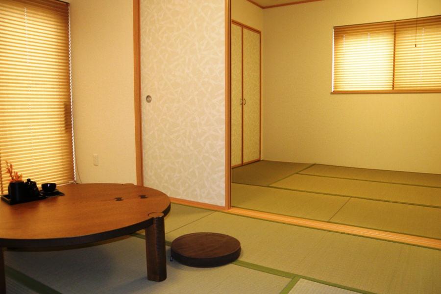 LDKの奥に、二間続きの和室も設けました。